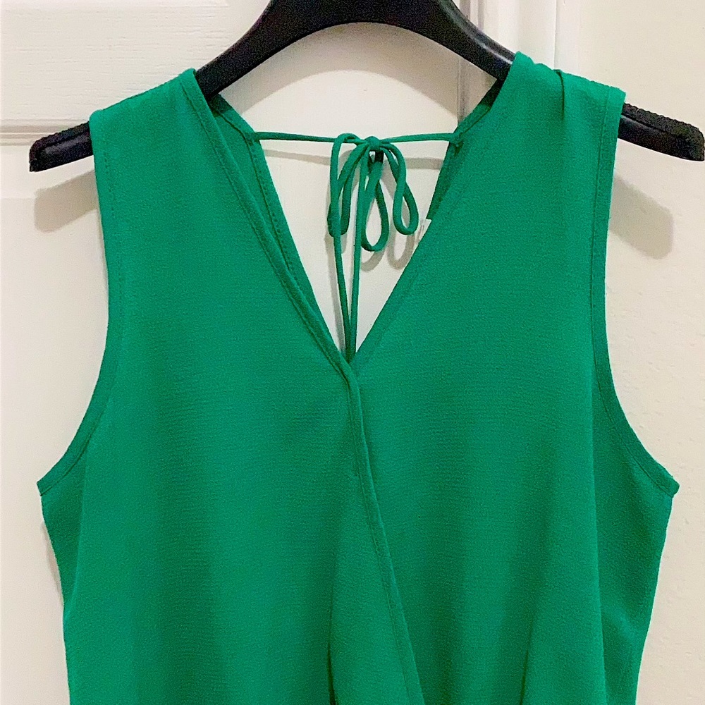 Green blouse